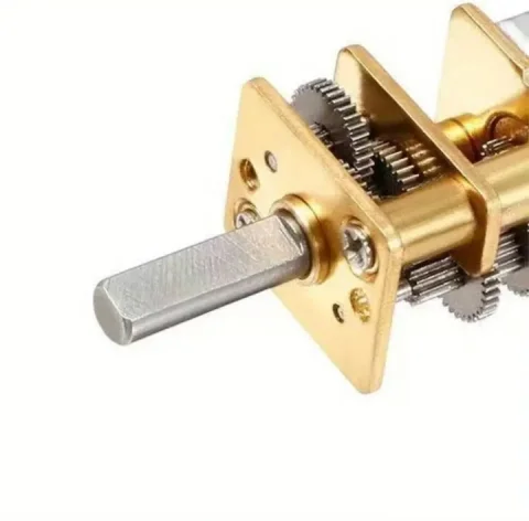 Mikro DC motor sa metalnim zupčanicima GA12-N20 (12V / 100 RPM) 4