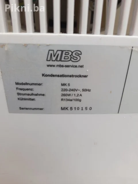 Mašina za vlagu isušivač vlage zraka MBC citaj pod detaljno 8