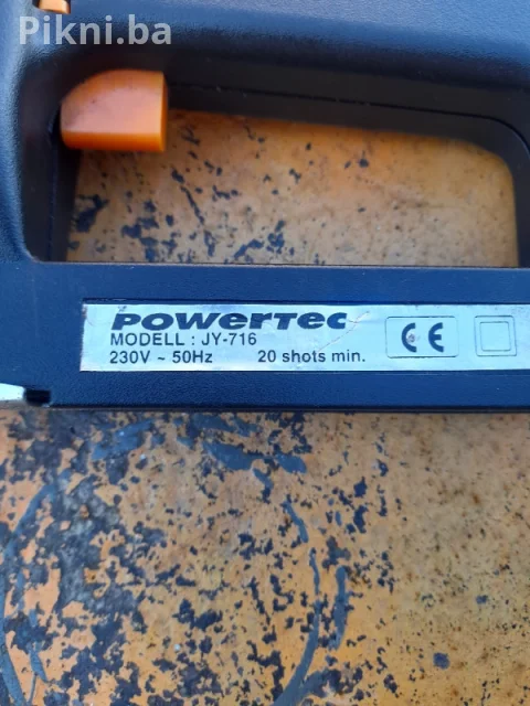 Električna heftarica klemarica powertec 8