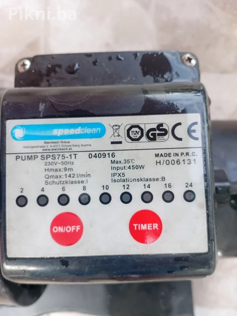 pumpu za bazen vodu Steinbach Speedclean SPS 75-1T 8