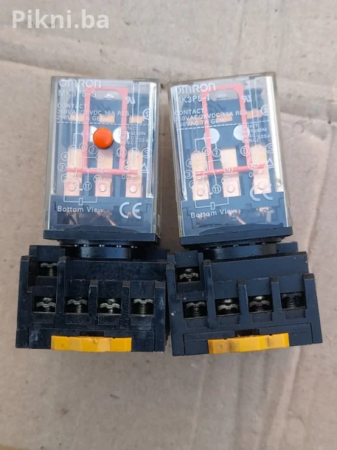 Industrijski Releji OMRON 230V sa Podnožjem (11 pinova) 5