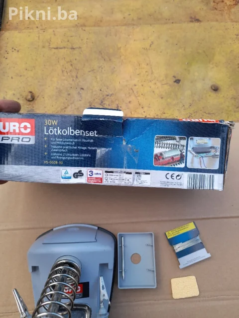 NOVO! DURO Pro Komplet Set za Lemljenje 30W (sa Stalkom, Stezaljkama) 6