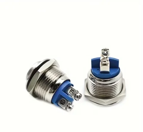 🔘 Metalni Taster Prekidač 16mm (High Head) sklopka 6