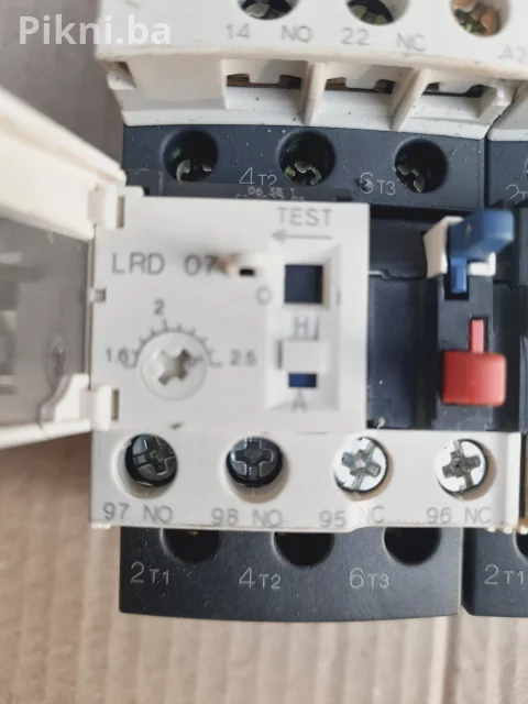 ⚡ Schneider Electric Kontaktor sklopka prekidačLC1D12 + Termički Relej LRD07 (Ispravno) ⚡ 9