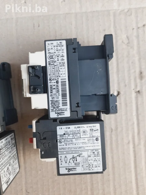 ⚡ Schneider Electric Kontaktor sklopka prekidačLC1D12 + Termički Relej LRD07 (Ispravno) ⚡ 6