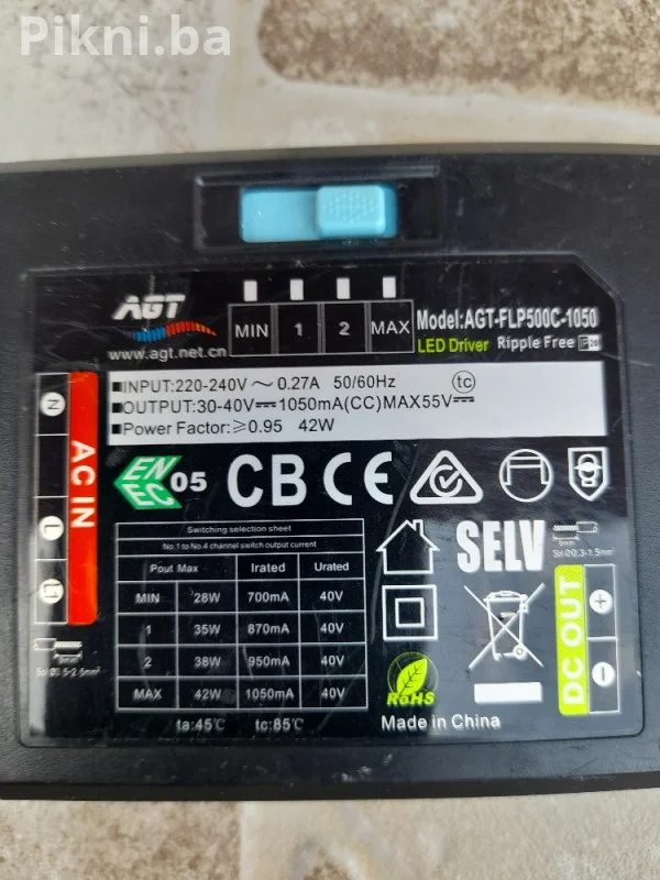 Led panel drivers AGT 28-42w 40v ispravljač pretvarac n