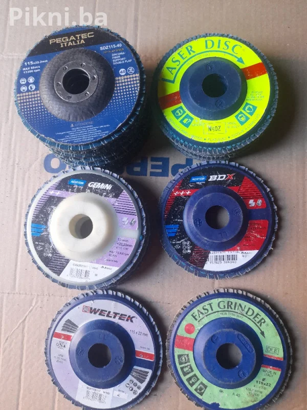 Profi disk za brušenje sa papirima 115/125x22mm - ploče za brušen
