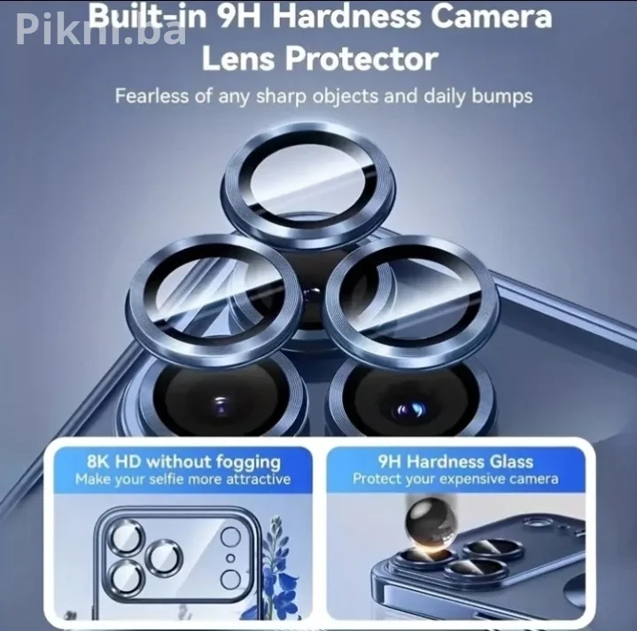Luxury Frosted Magnetic Maska za iPhone 17 Pro Max / Crna Mat