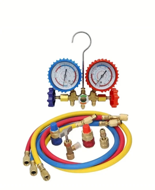 Set Manometara za Auto Klime i HVAC (R134a, R22, R404a)