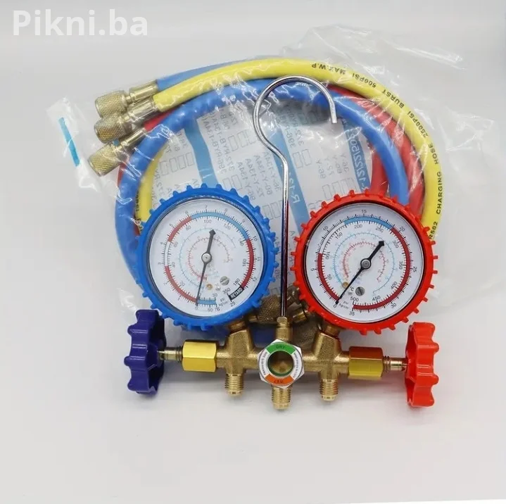 Set Manometara za Auto Klime i HVAC (R134a, R22, R404a)
