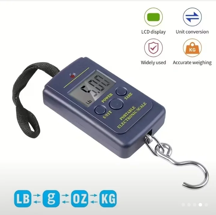 Digitalna viseća vaga do 40kg / Prenosiva (Vaga za prtljag/ribolo