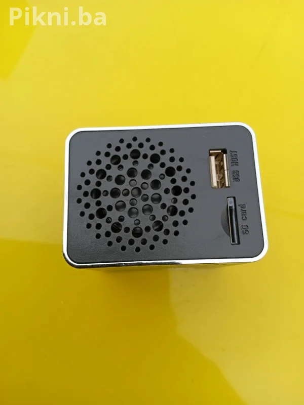 Plavi Mini Hi-Fi Zvučnik / Radio / Alarm HI-RICE SD-502 (Metalno
