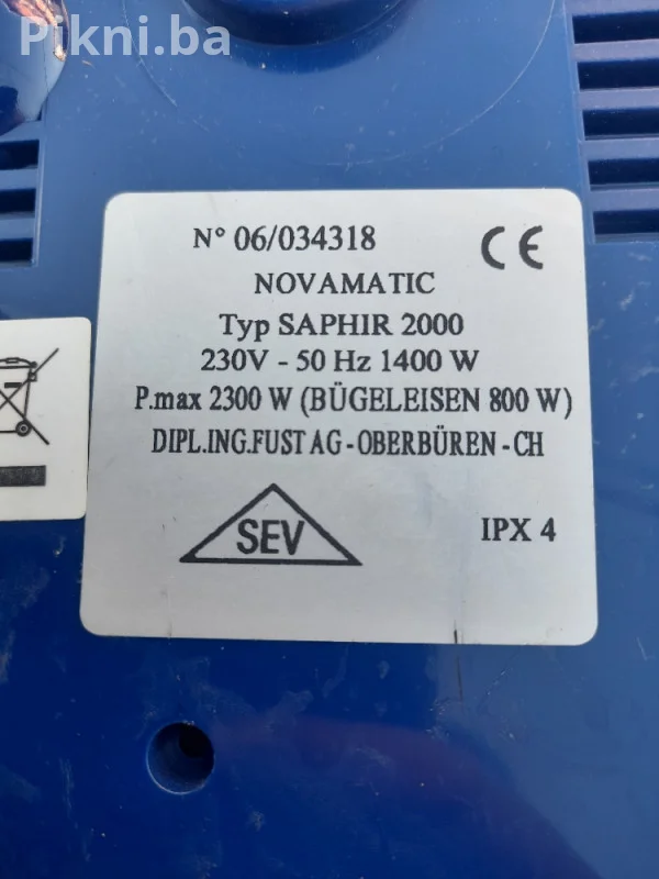 Pribor za paročistač NOVAMATIC SAPHIR 2000 - Set (40 KM)
