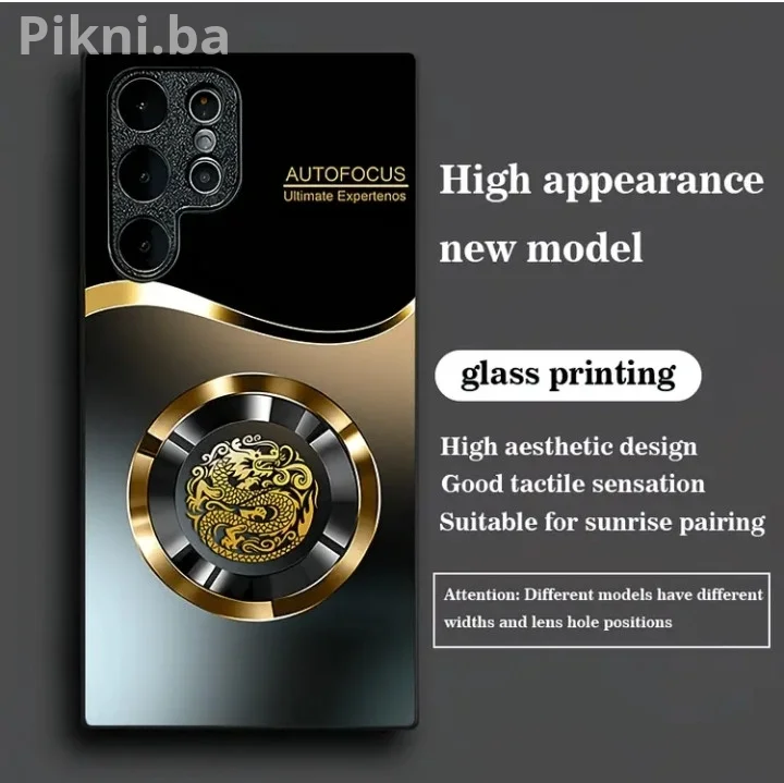 PREMIUM Dragon Glass Maska za Samsung S24 / S25 Ultra / Gold Edit