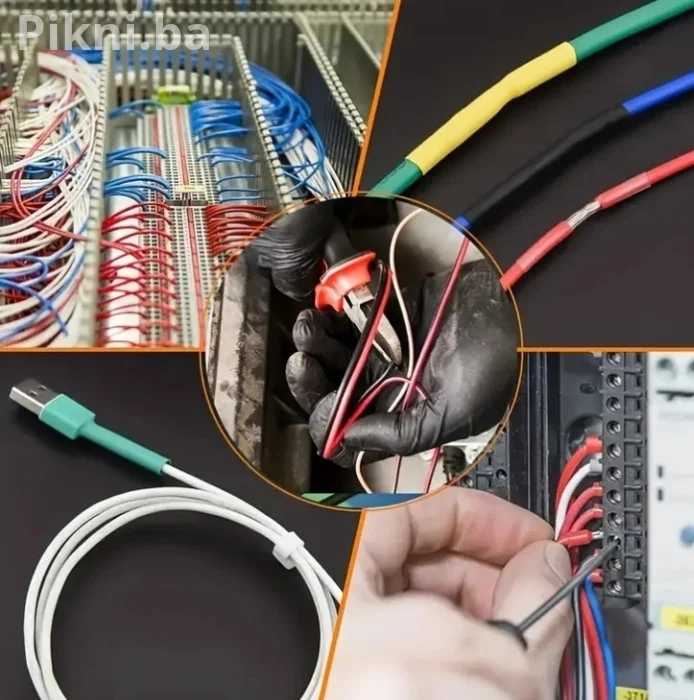 Prodajem potpuno NOV i NEKORIŠTEN set za Termoskupljajuće Kabele