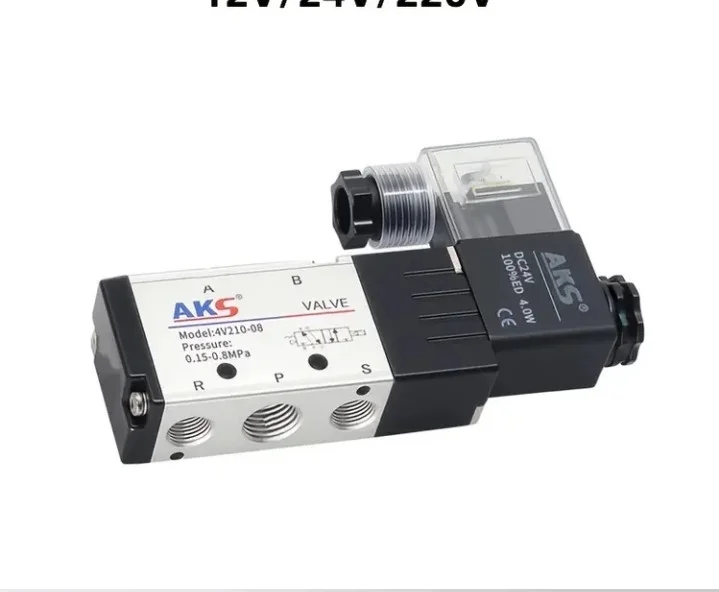 NOVO! Industrijski Pneumatski Solenoidni Ventil 5 2 - 220V 24v 12 50 KM