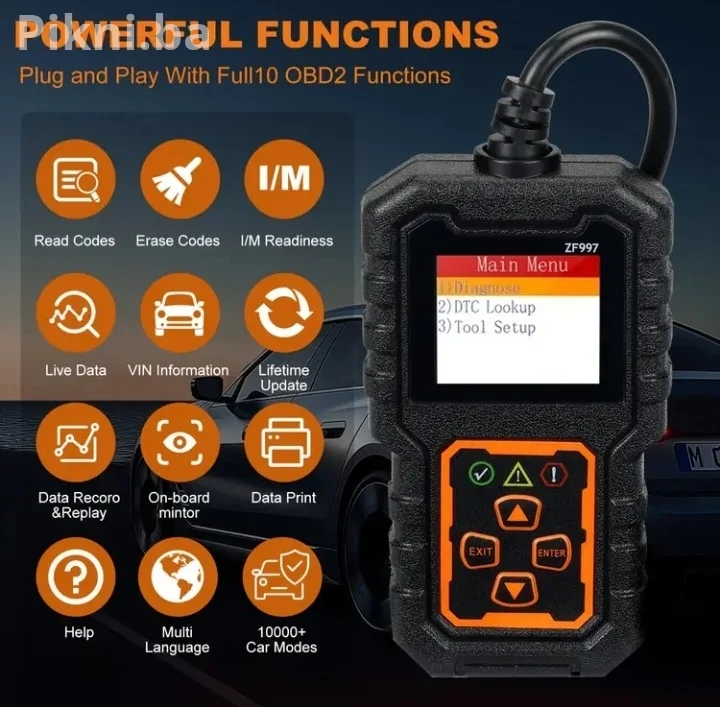 PROFESIONALNI OBD2 Dijagnostički Skener ZF997 - Dijagnostika auta