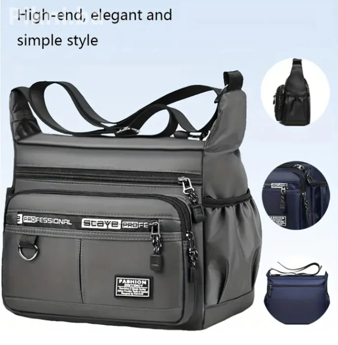 Unisex Crossbody Torba / Ruksak na jedno rame - NOVO - Crna
