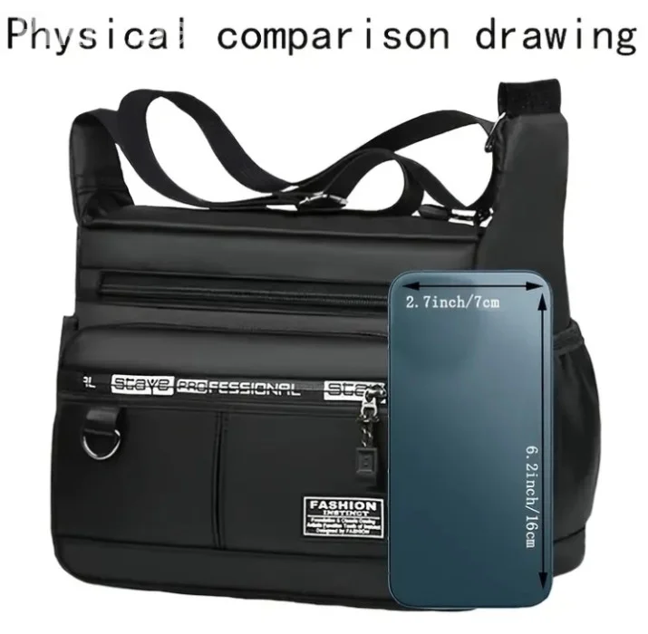 Unisex Crossbody Torba / Ruksak na jedno rame - NOVO - Crna