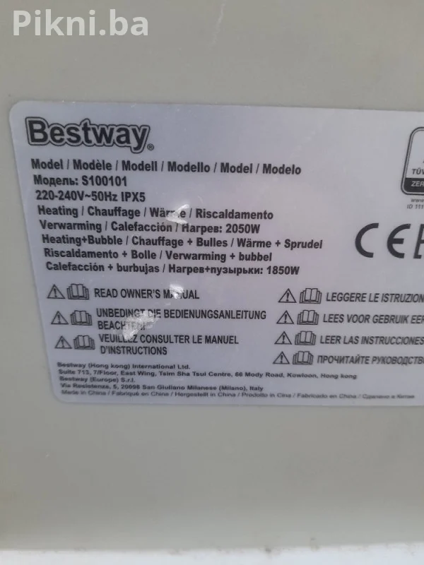 Bestway Lay-Z-Spa Pumpa / Grijač pumpa za bazen pumpe
