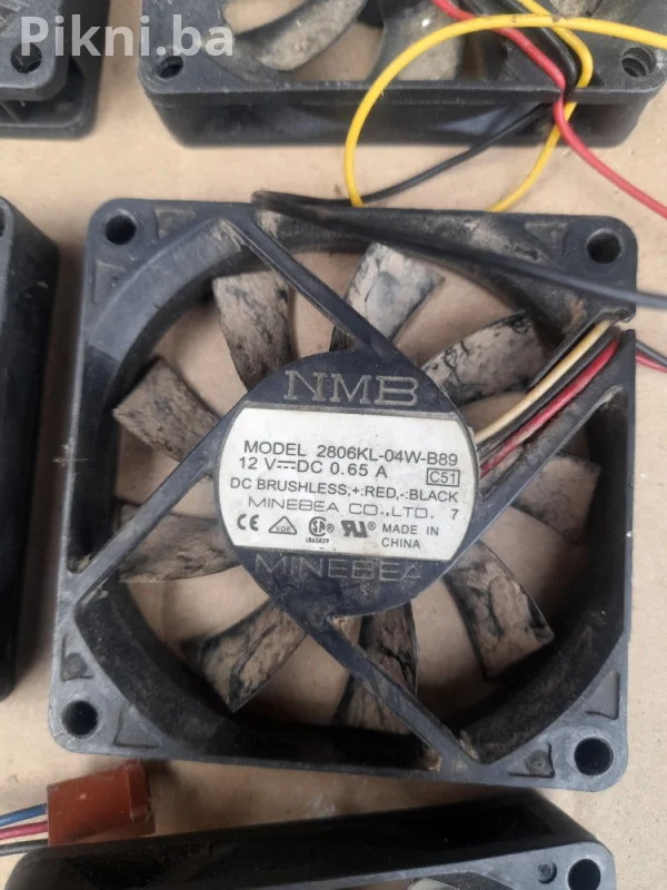 Ventilator turbina 12v coler hladnjak cooleri 7x7cm