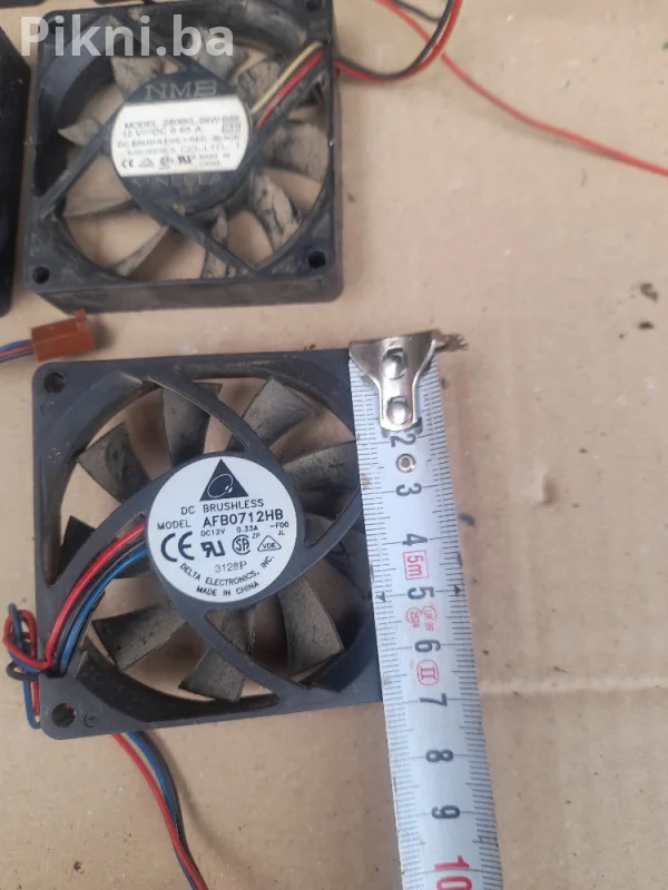 Ventilator turbina 12v coler hladnjak cooleri 7x7cm