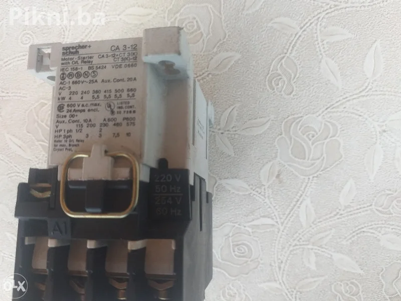 KONTAKTOR Elektro sklopka CA 3-12 4-5,5kw 25A
