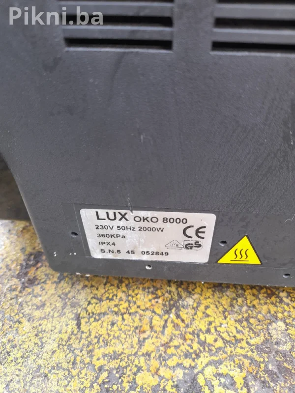 Profesionalni parni čistač LUX pKO 8000 (2000W) - POVOLJNO paročistač
