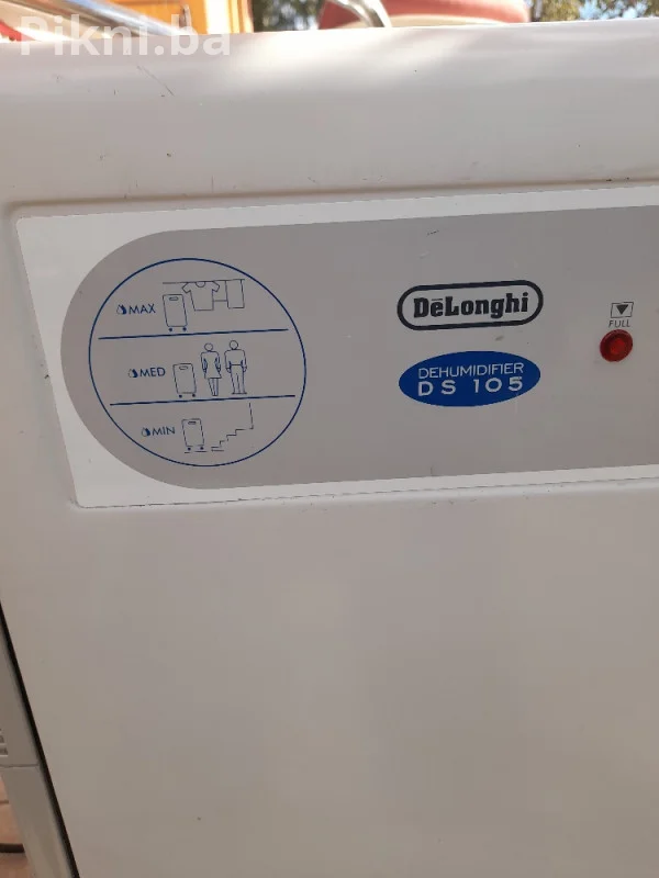 DeLonghi DS 105 Odvlaživač Zraka - Potrebno Punjenje Plina