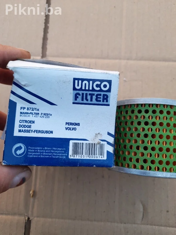 NOVO! Fini filter Goriva FP 872/1x za Traktor IMT 533 (UNICO FILT
