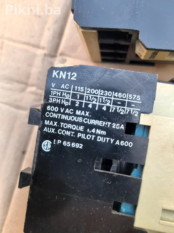 Iskra Sklopke / Kontaktori KN12 - 25A 220V (5.5kW) prekidači