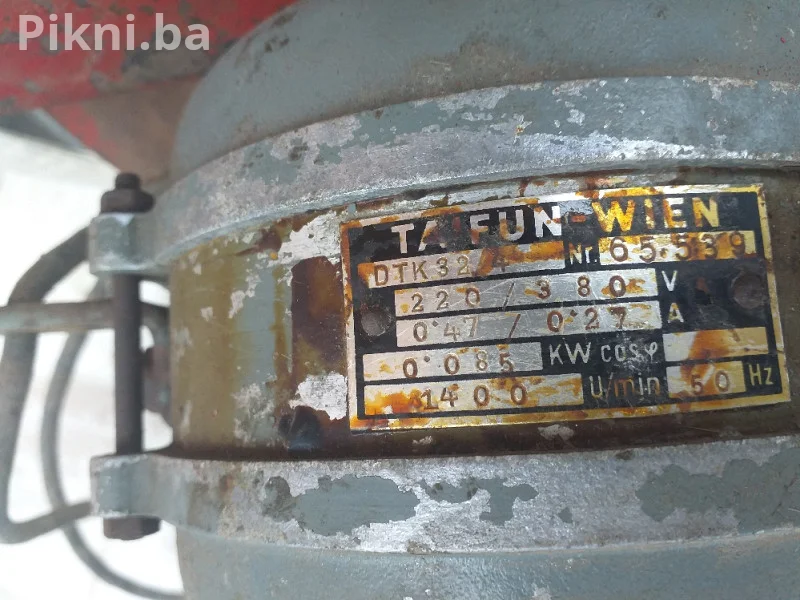 Industrijski ventilator turbina citaj pod detaljno
