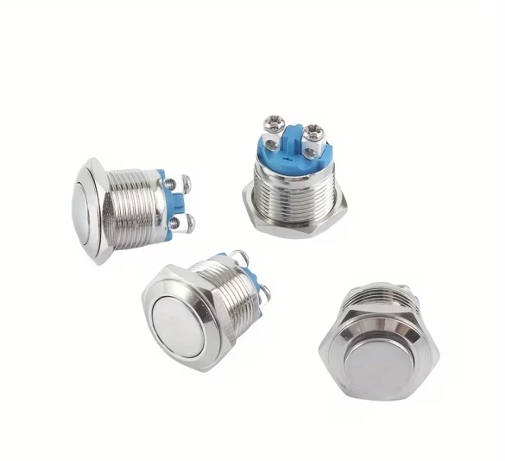 🔘 Metalni Taster Prekidač 16mm (High Head) sklopka