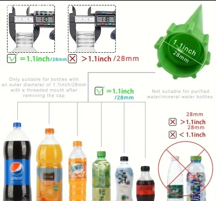 🛒 Šiljci za automatsko navodnjavanje kap po kap (12/1) samozaljevanje