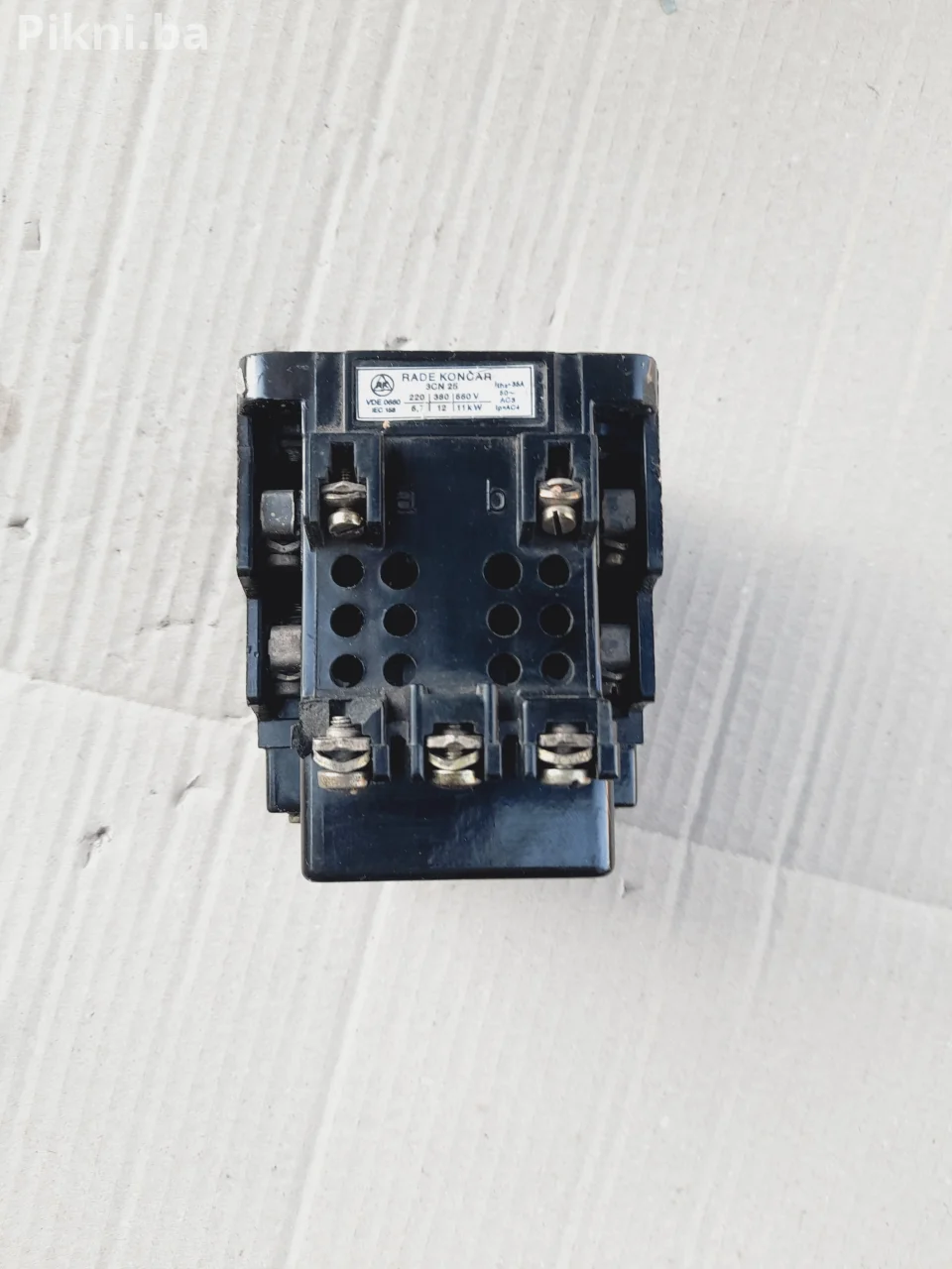 ⚡ Industrijski kontaktor 35A 220v sklopka prekidačRade Končar 3CN 25 ⚡