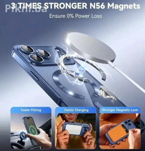 Luxury MagSafe Maska za iPhone 17 Pro Max + Zaštita Kamera 5