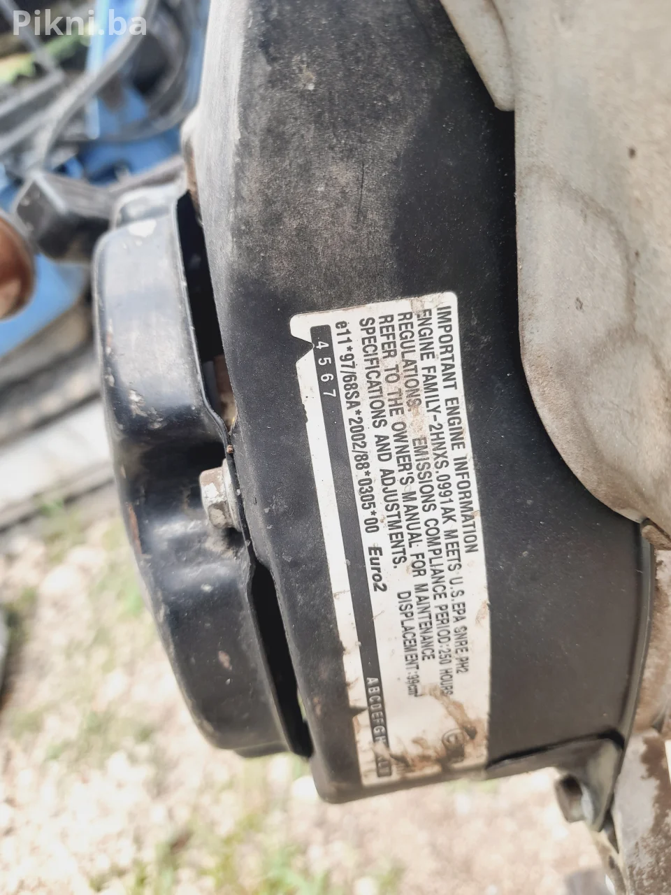 Vibracioni nabijač Ammann AVS 68 (2004) - Odličan motor Žaba skakavac vibro ploča