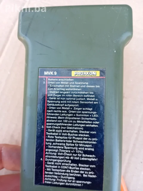 Proxxon MVK 9 - Detektor metala, strujnih vodova i unimer Kao nov 3