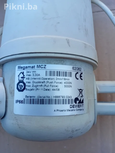 Dewert Megamat MCZ elektromotori (aktuatori) i transformator 10