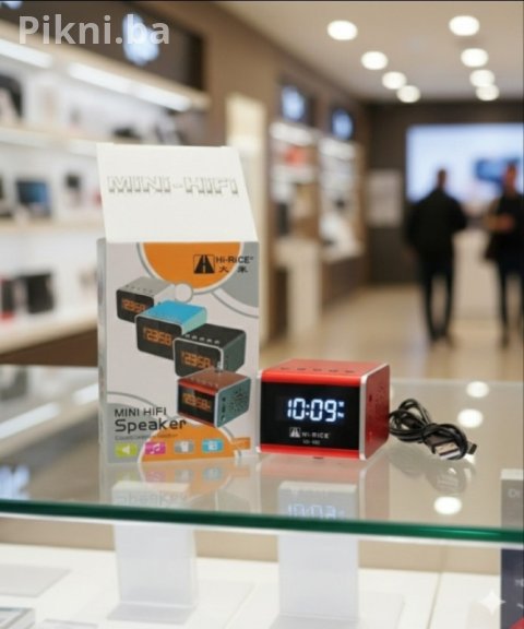 NOVO U PONUDI! Mini HiFi Zvučnici Hi-Rice SD-502 / Crveni 16