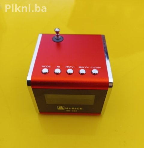 NOVO U PONUDI! Mini HiFi Zvučnici Hi-Rice SD-502 / Crveni 14