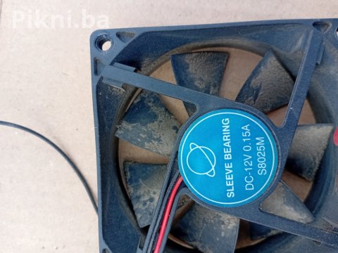 Ventilator 8x8cm turbina 12v elektro motor elektromotori coler 7 KM 7