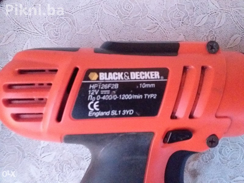 🛠️ AKU BUŠILICA BLACK & DECKER HP126F2B (12V) 🛠️