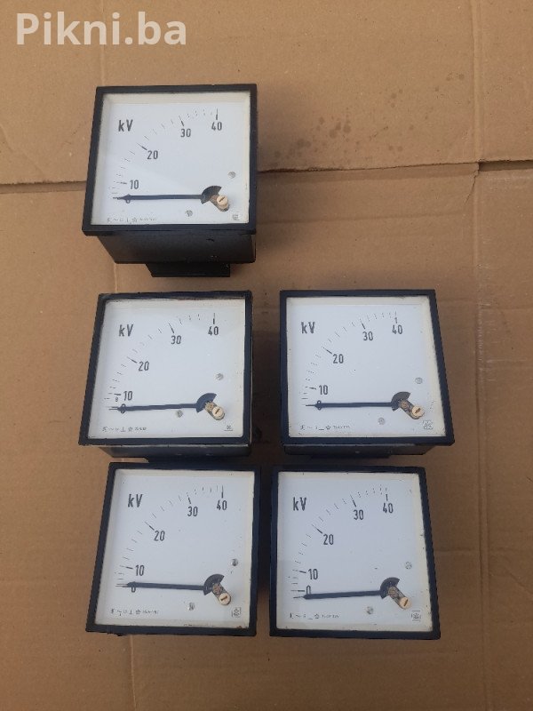 Analogni kV metri (kilovoltmetri) 0-40 kV / Vrhunsko bakelitni 25 KM
